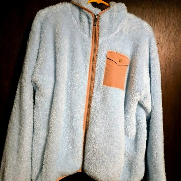 UGG Kadence Women's Sherpa Zip Up Hoodie Size M - Picture 1 of 4